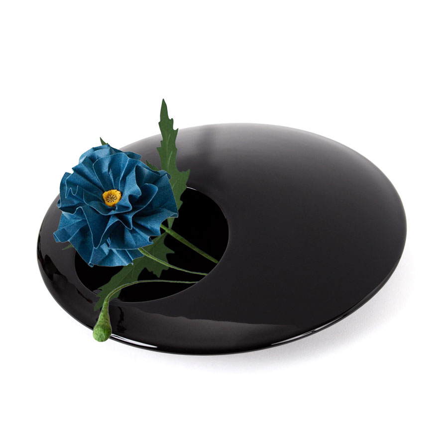 ceramic japan 花瓶 MAMMALSフラワーセット Black ギフト